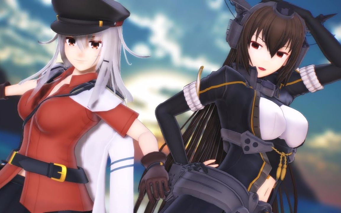 【mmd舰c】 love me if you can 【甘古特改二&长门改二】