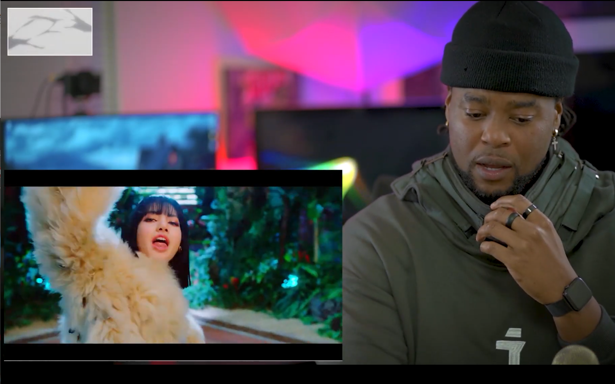 无字幕 油管博主反应reaction 沉迷于lisa无法自拔 blackpink -how