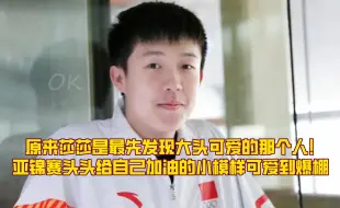 Tải video: 原来莎莎是最先发现大头可爱的那个人，给自己加油的模样可爱到爆