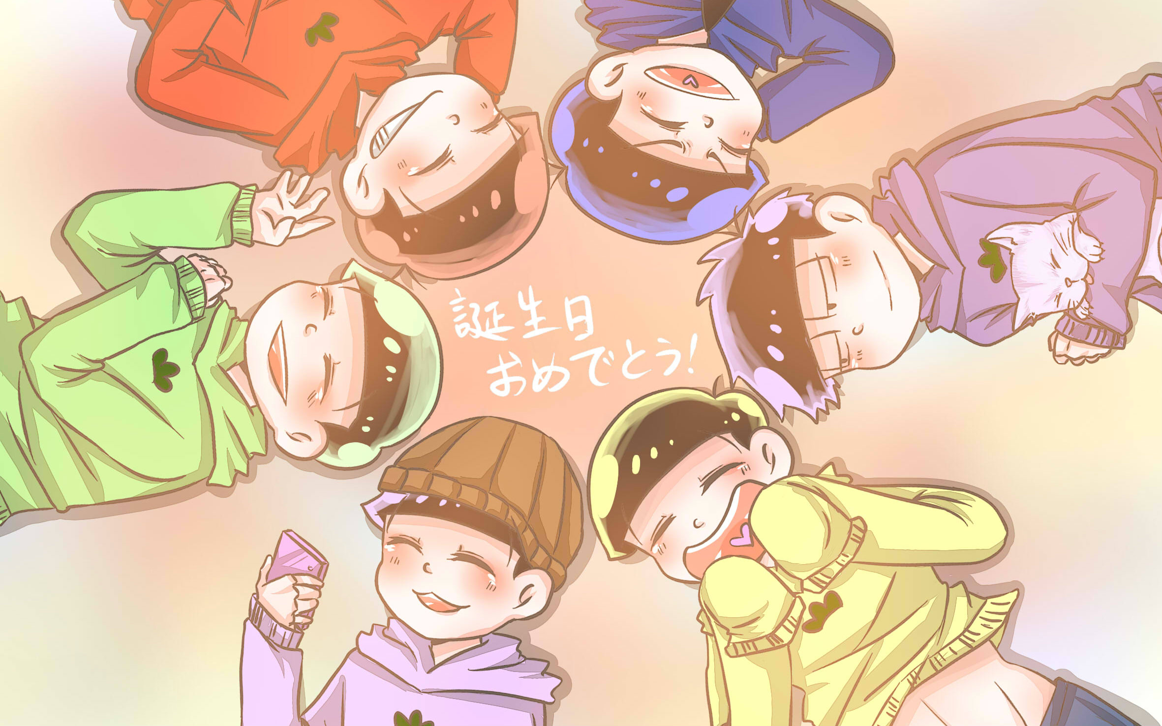 【白离】缩时绘图-0524 松野六子生贺【阿松】_哔哩哔哩 (゜-゜)つロ