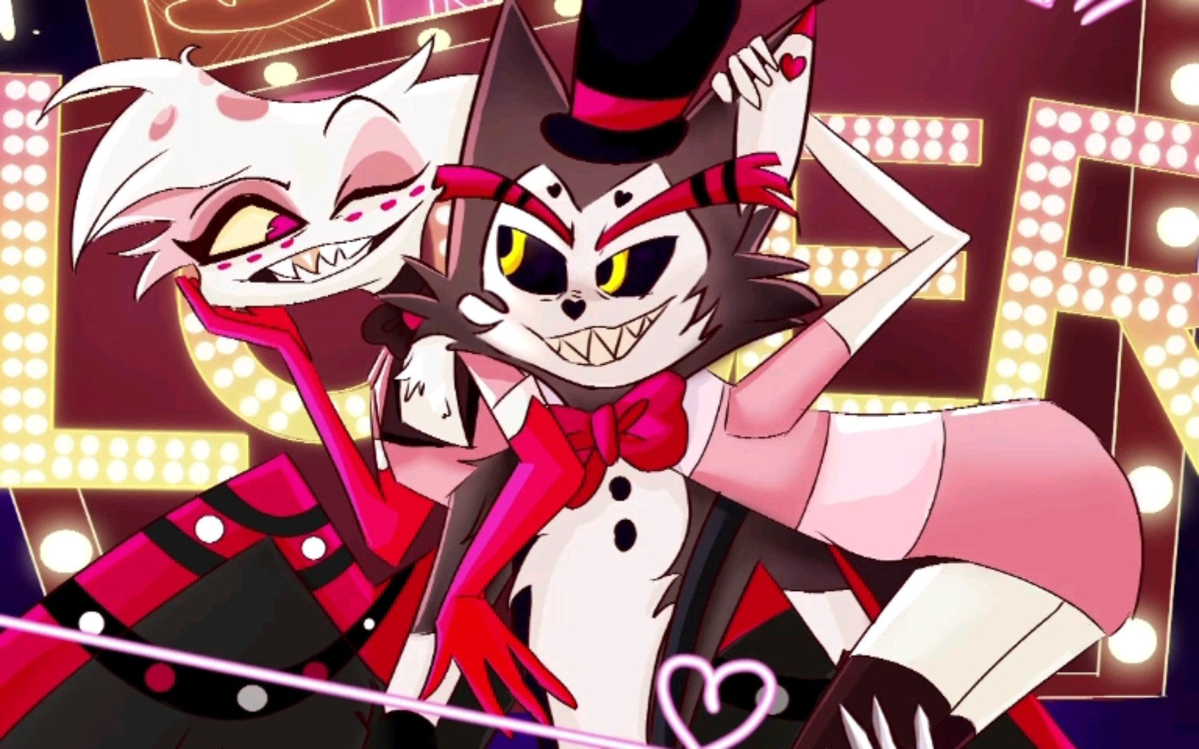 【地狱客栈 猫x蛛】上个视频后续合照 来吃