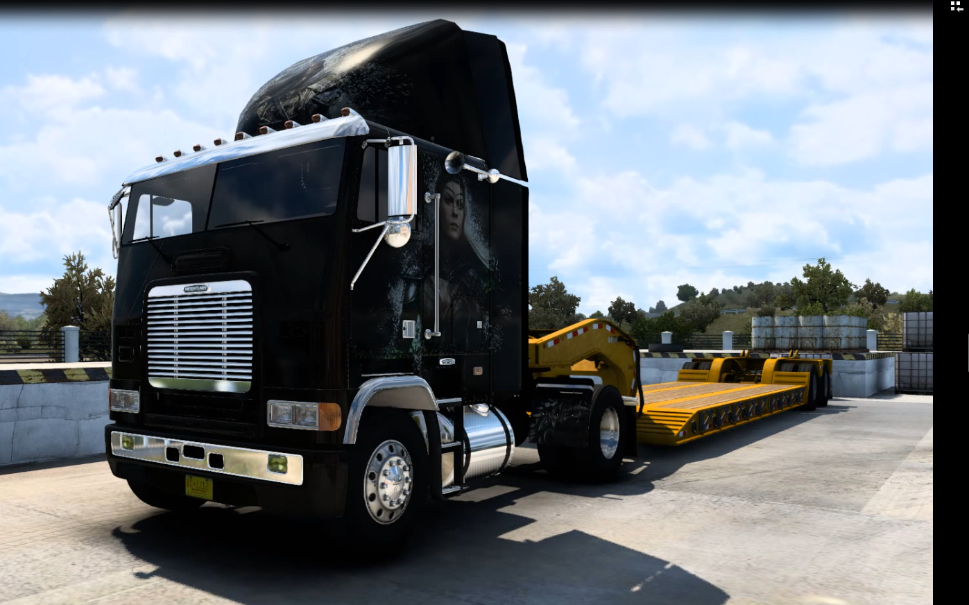 福莱纳flb小平头从盐湖城运输拖拉机到雪松城