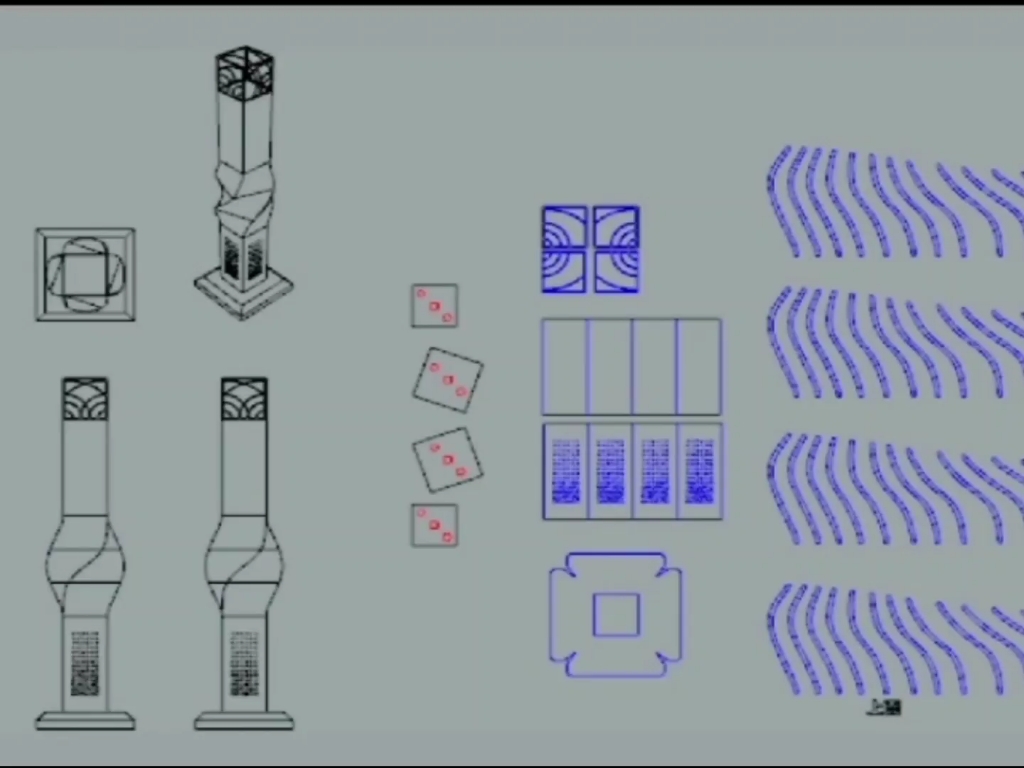 标识标牌 犀牛建模 生产制作下料分解哔哩哔哩bilibili