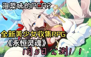 Download Video: 泡菜+PCR？美少女收集类RPG《永恒灵魂》1月5日即将公测