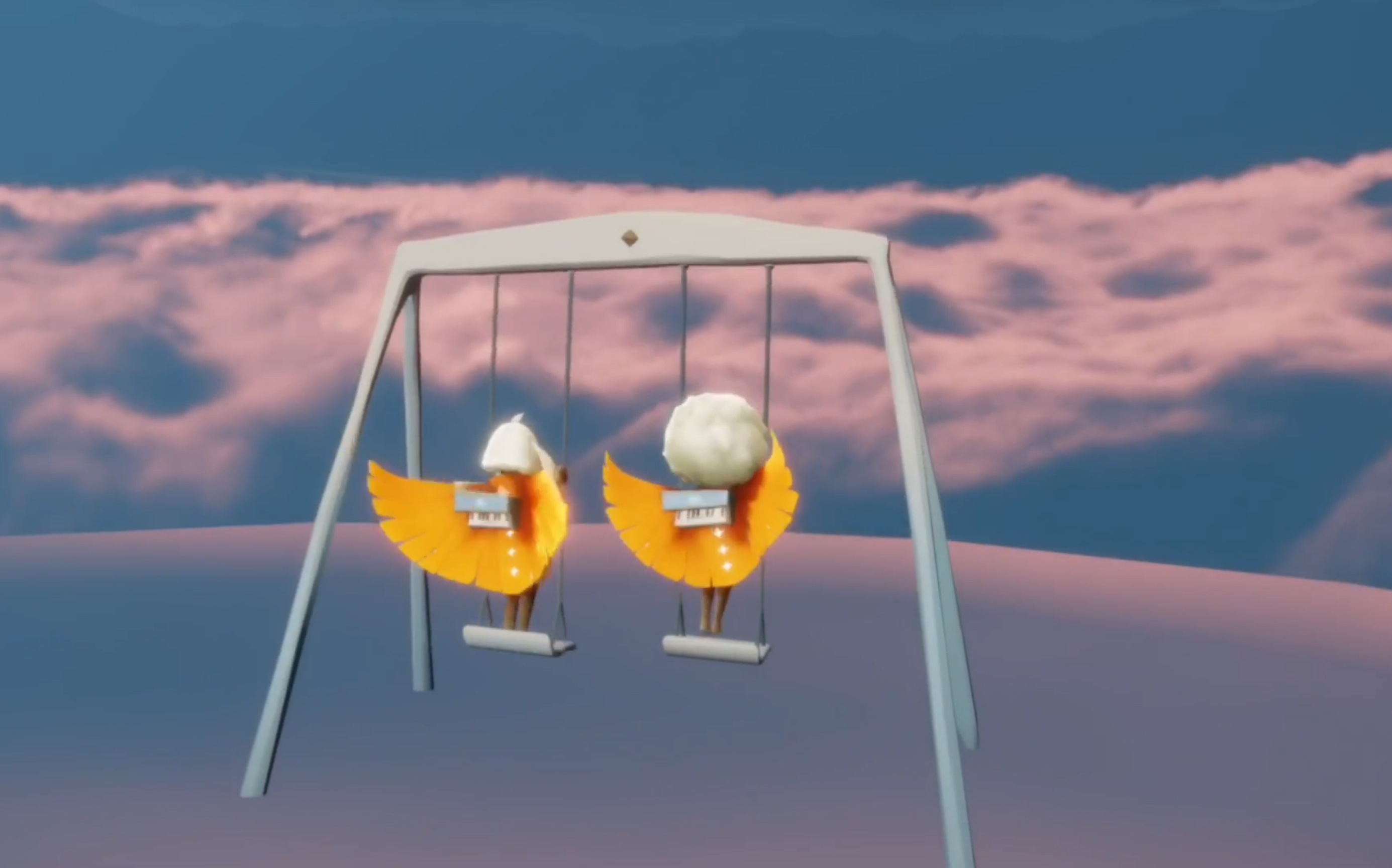 sky光遇粉红海打卡老夫的少女心嗝