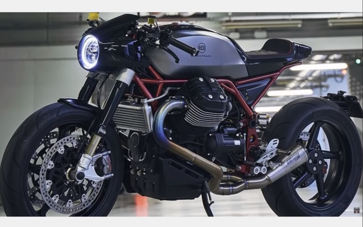 Moto Guzzi Griso 8V Cafe Racer风格复古摩托车BYBlacktrack Motors哔哩哔哩bilibili