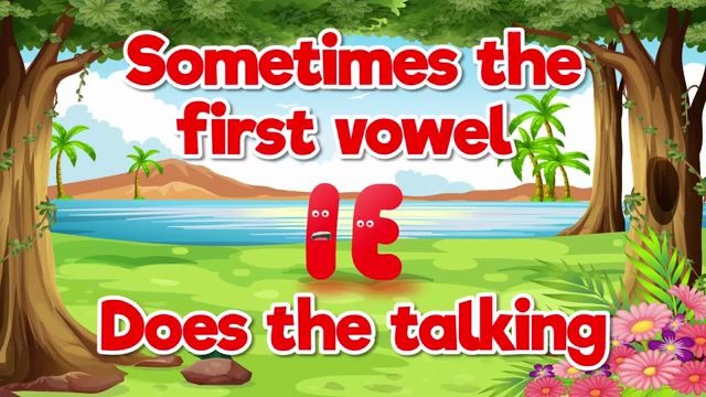 【自然拼读元音2合1组合】When 2 Vowels Go Walking Phonics Song for Kids Jack Hartmann哔哩哔哩bilibili