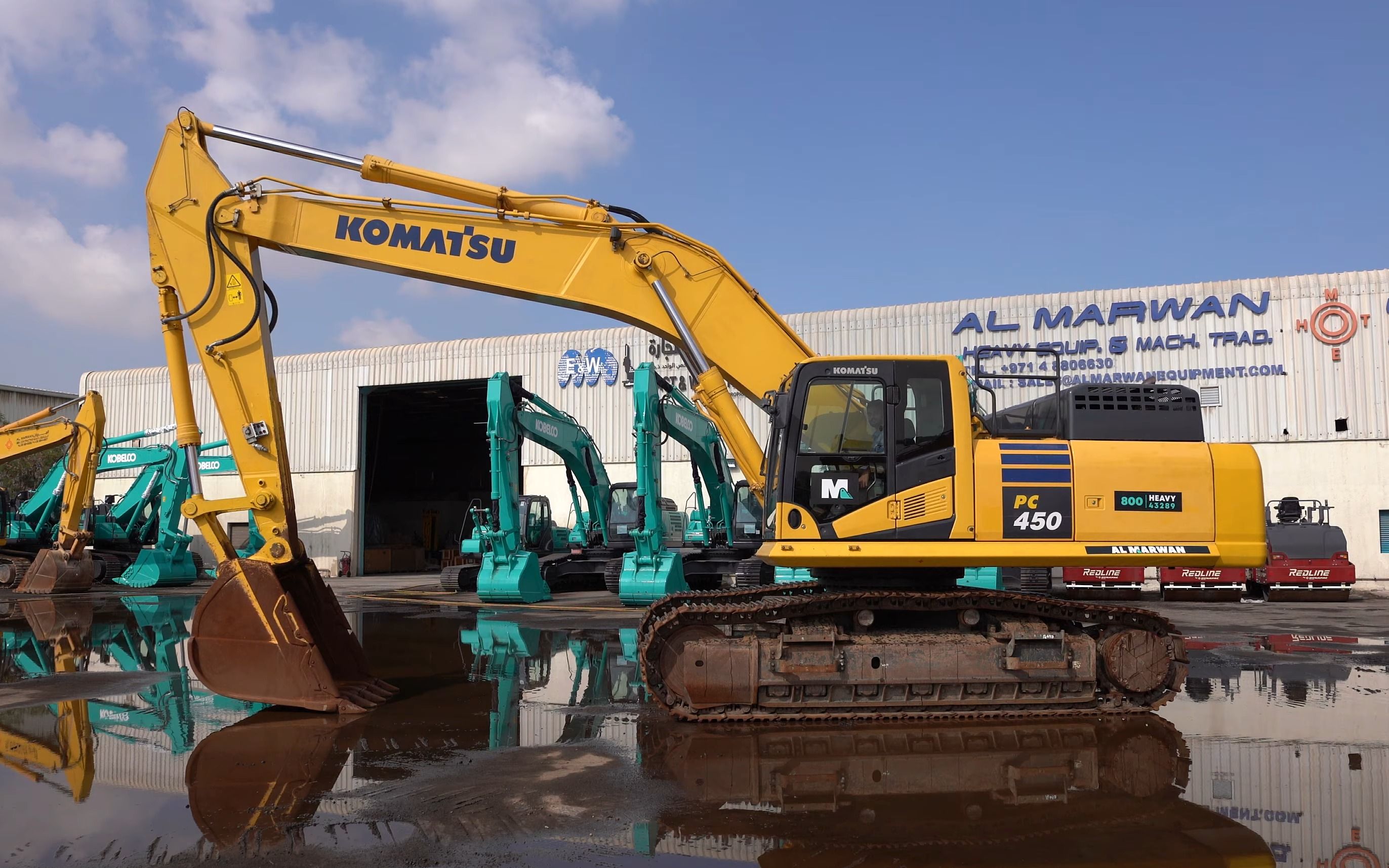 小松pc450-10挖掘机操作展示4k