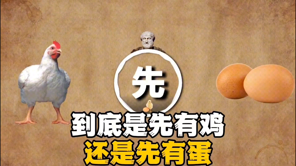 到底是先有鸡还是先有蛋,你知道吗?哔哩哔哩bilibili