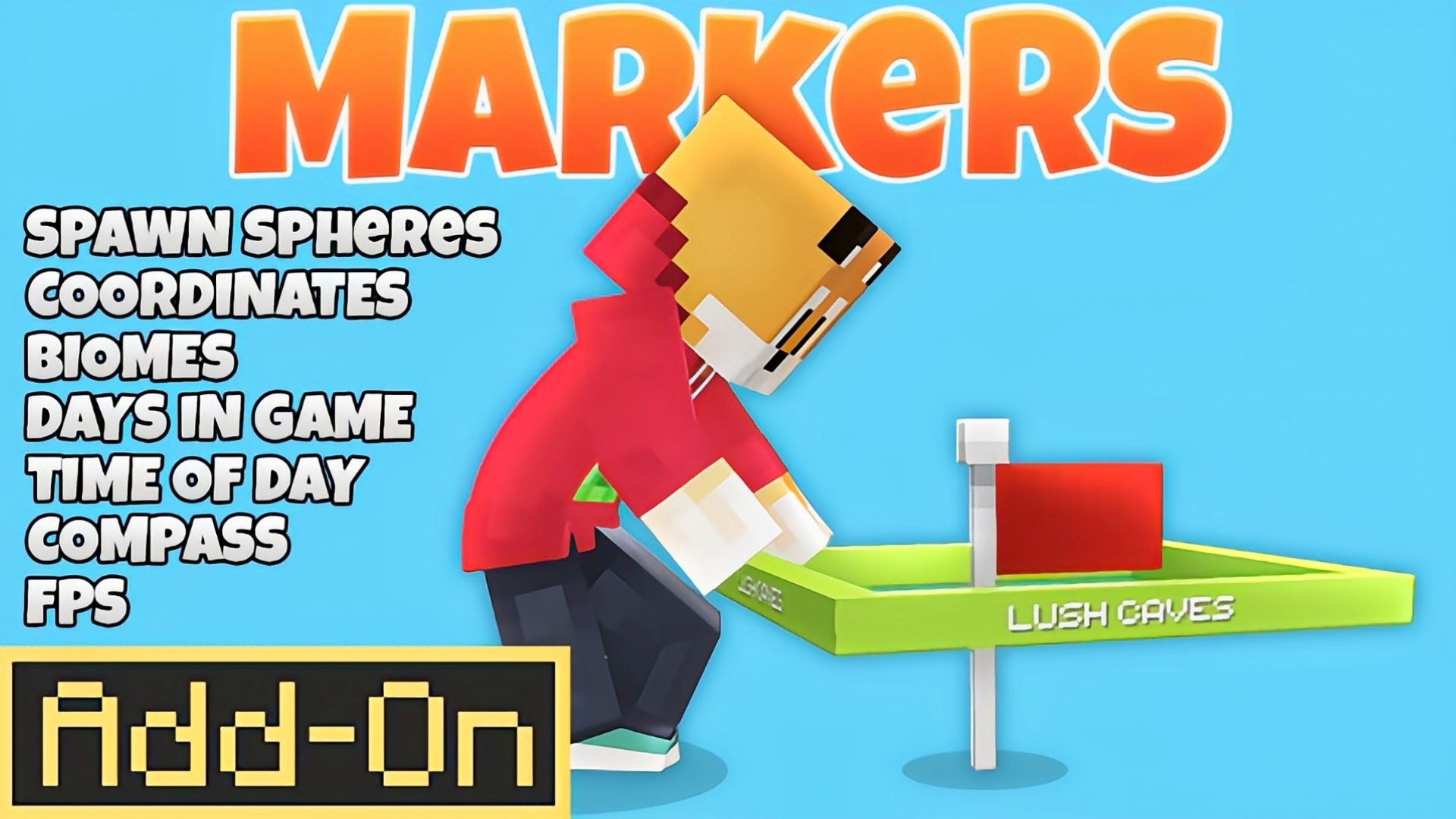 [免费下载]标记包我的世界插件市场包免费下载Minecraft Marketplace Markers Pack AddOn我的世界演示