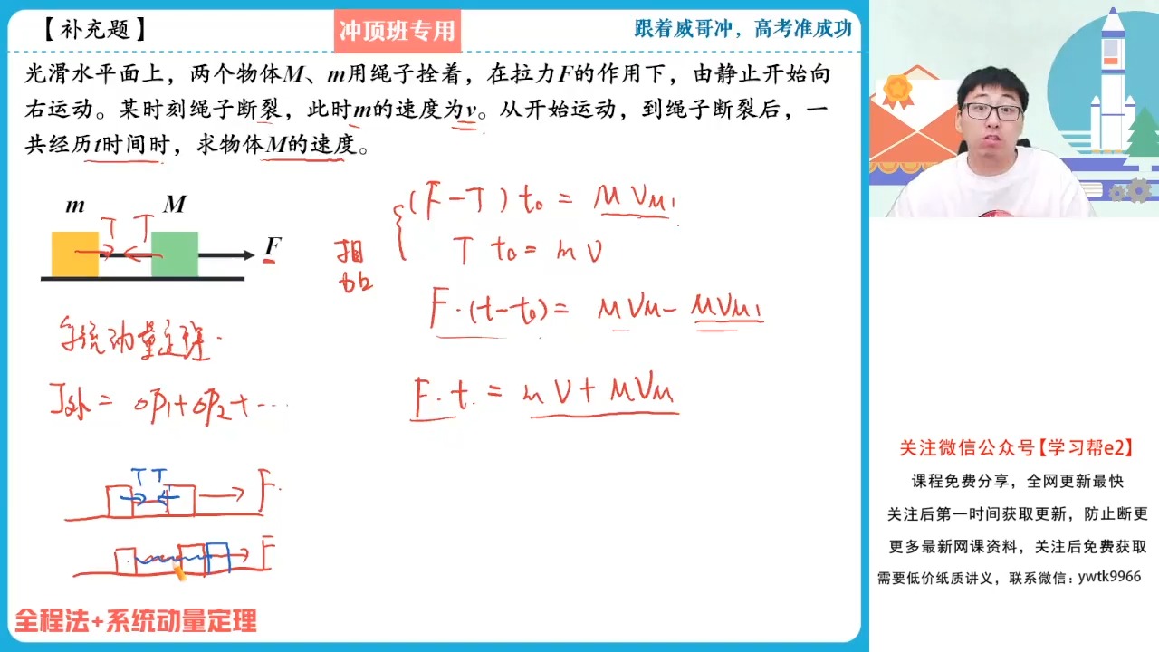 1.动量定理与动量守恒定律进阶天威哔哩哔哩bilibili