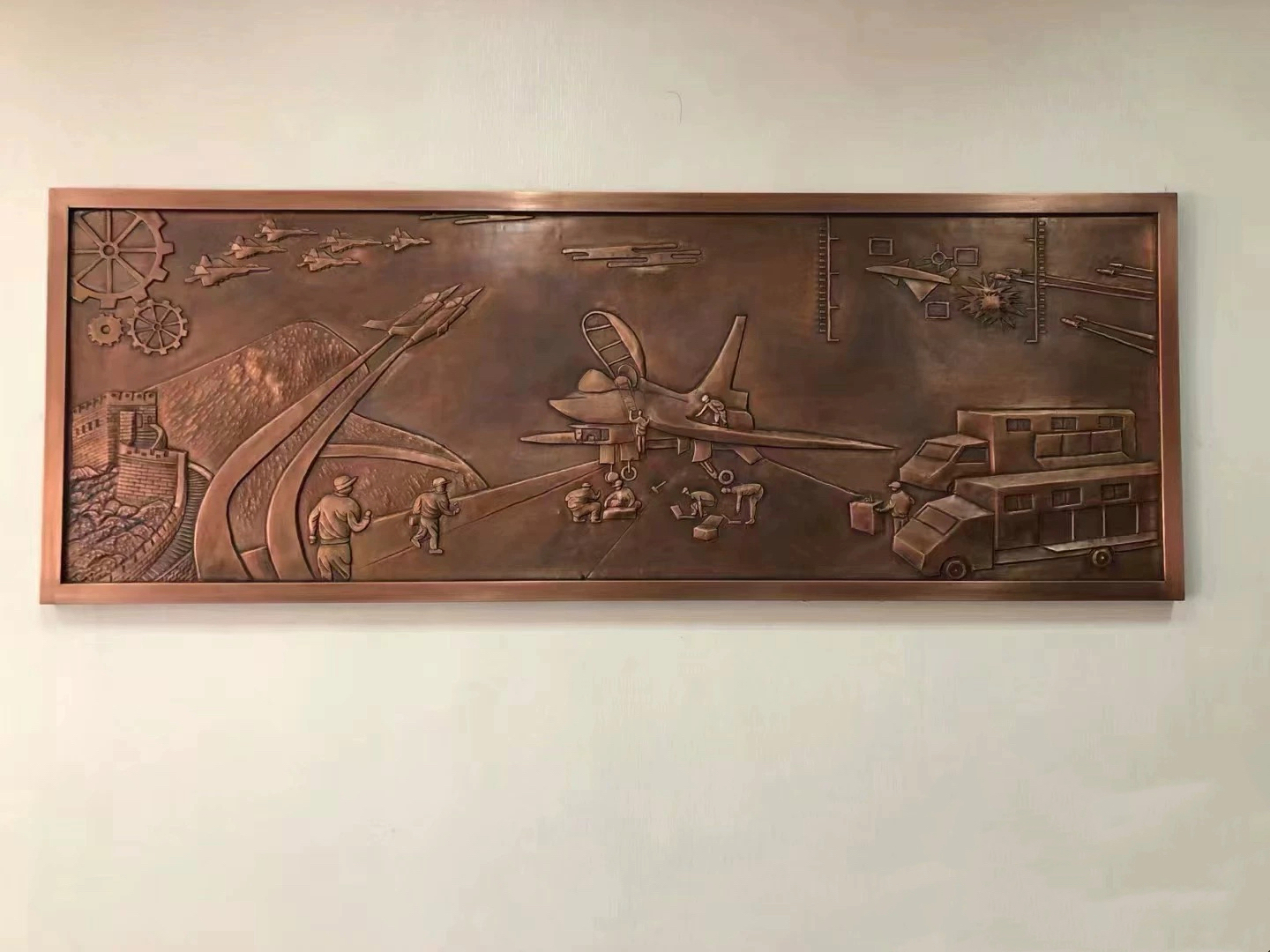 航空航天展厅浮雕设计