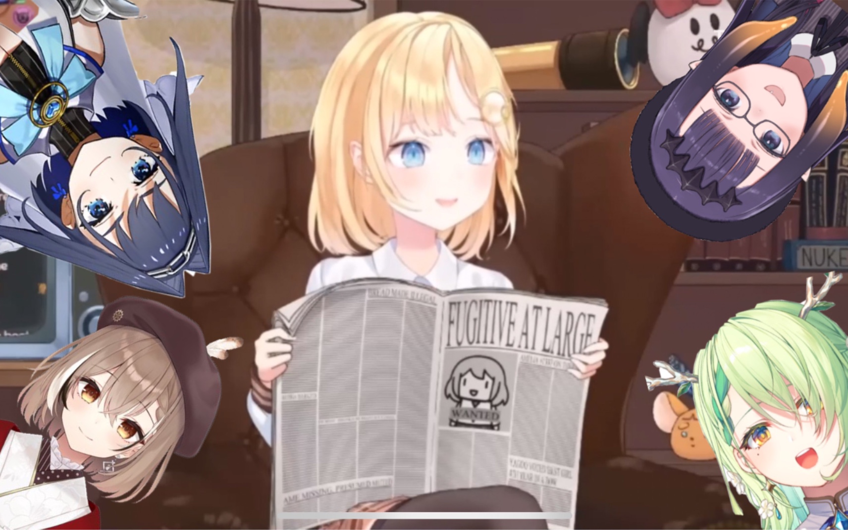 holoen熟肉锐评线下联动时姐妹们着装的华生