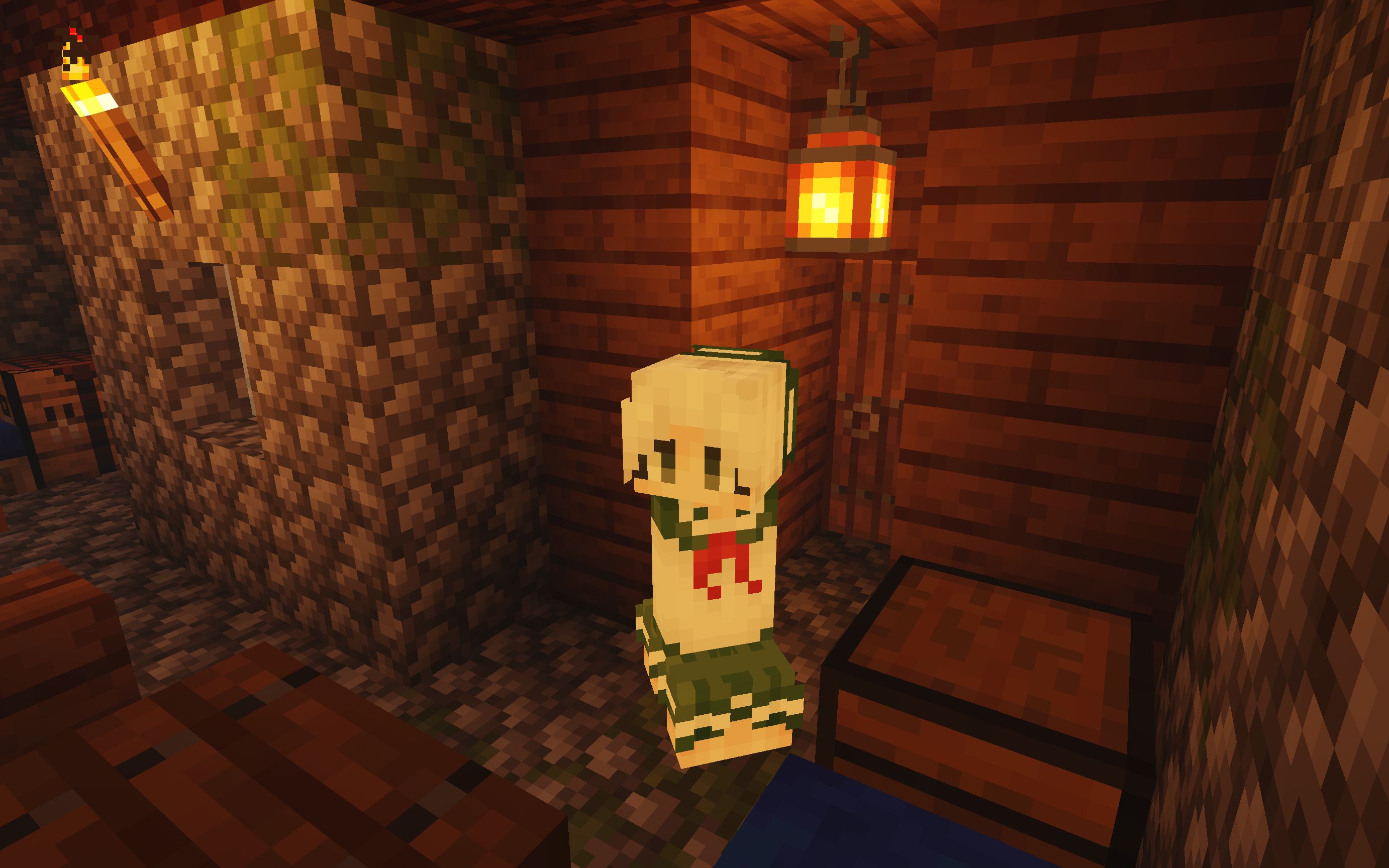 【minecraft】这么可爱的怪物你还忍心打吗?自制材质包分享 【1.12.