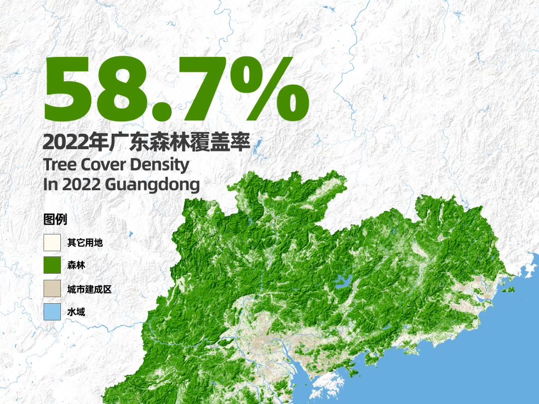 珠三角成为广东省森林覆盖率的洼地哔哩哔哩bilibili