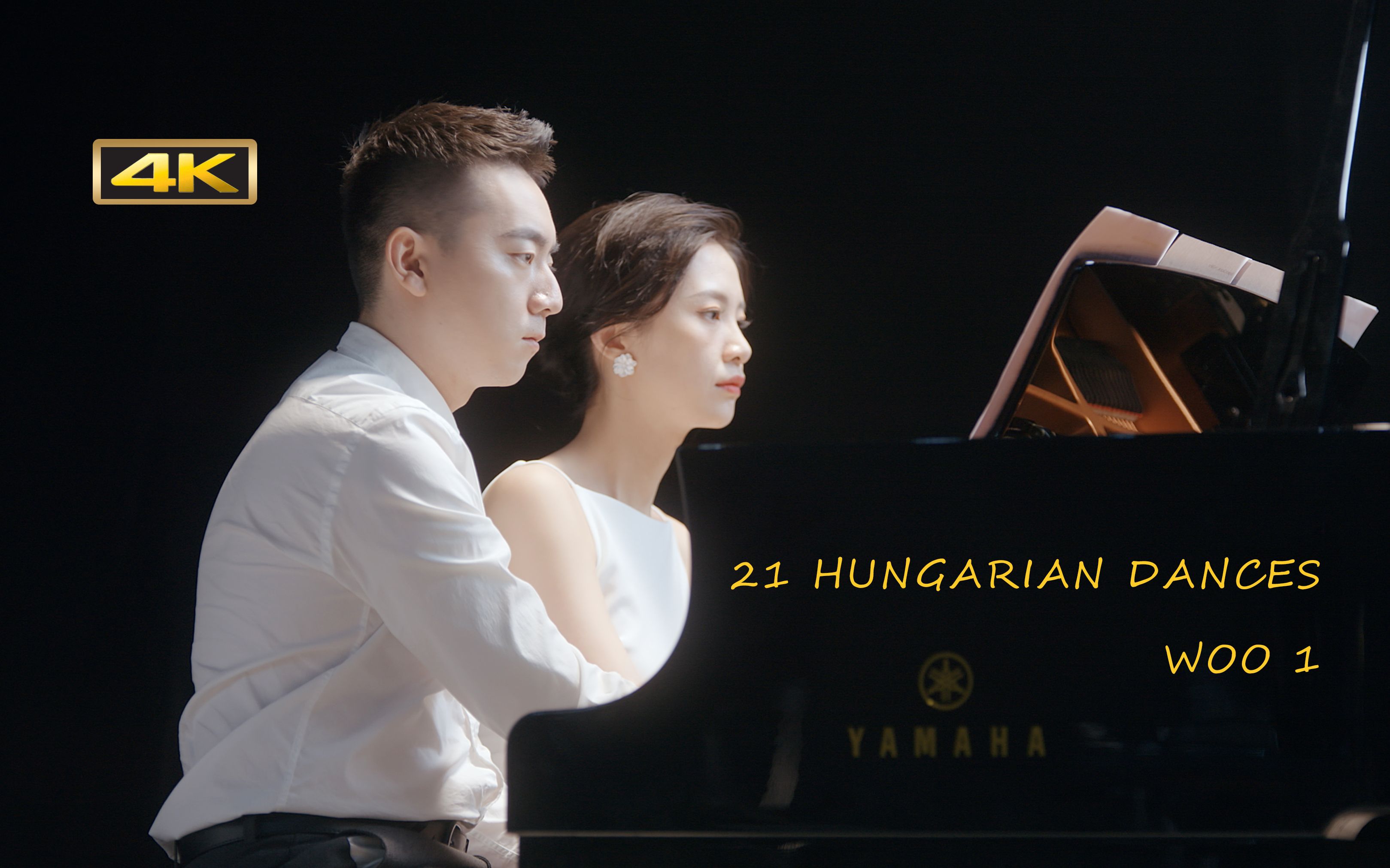 [图]【钢琴】四手联弹「匈牙利舞曲」Hungarian Dance No.1热情奔放，欢快激昂！