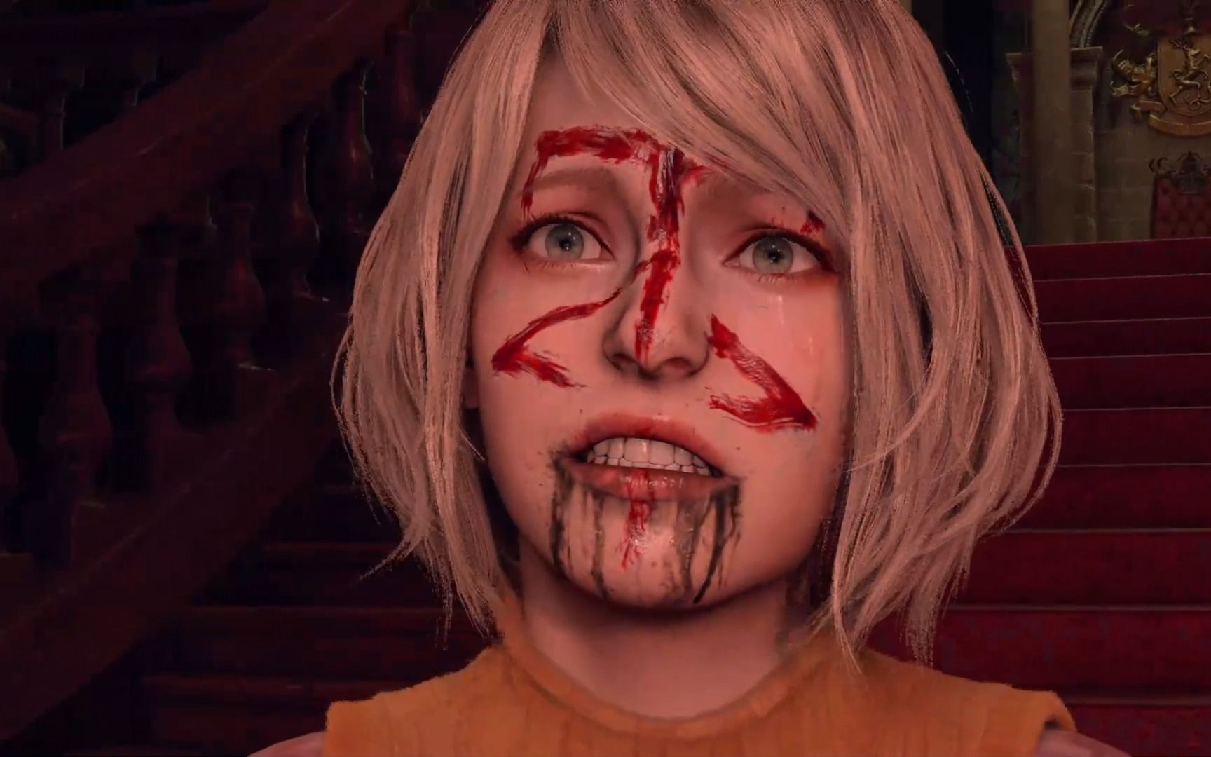 【生化危机4重制版】碍事梨被灌入奇怪的东西