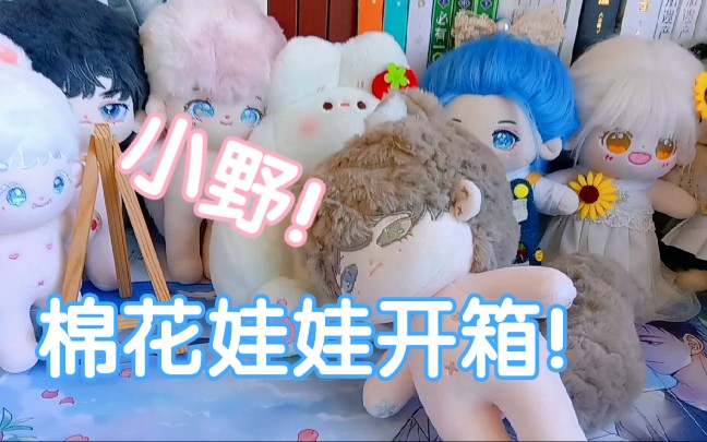 【棉花娃娃开箱!】小野!一只酷酷的崽崽!细节满满!宝藏崽崽!