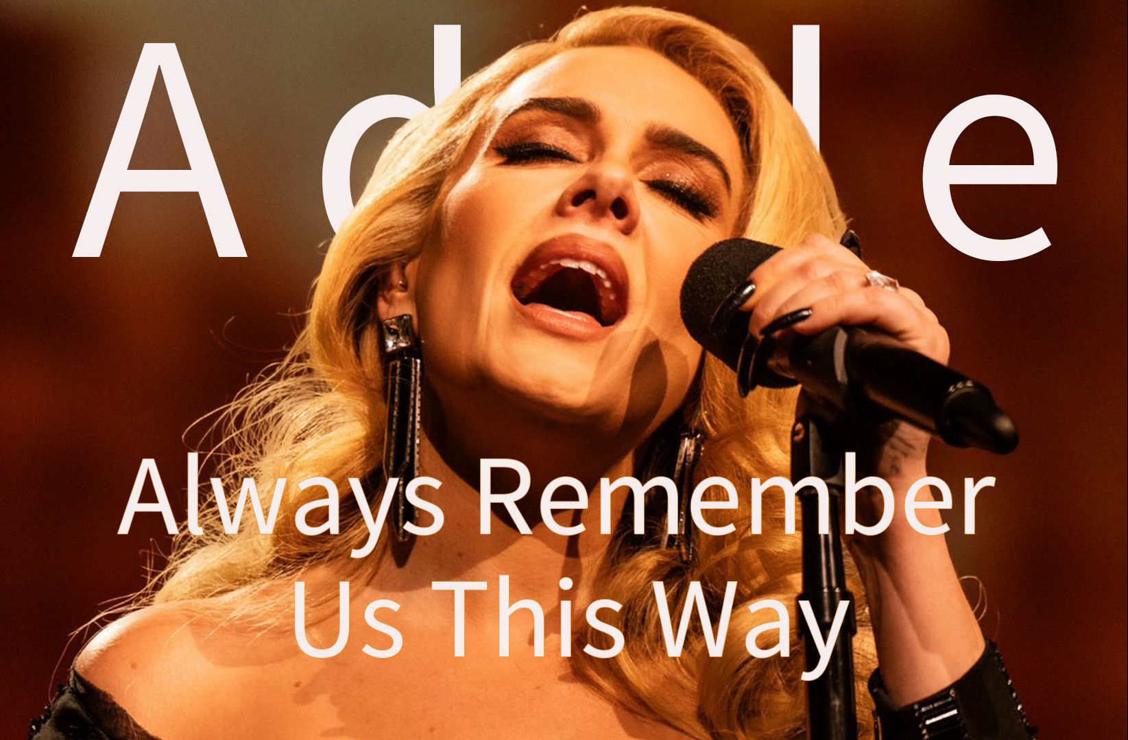 [图]《一个明星的诞生》主题曲 《Always Remember Us This Way》- AI阿黛尔（Adele）