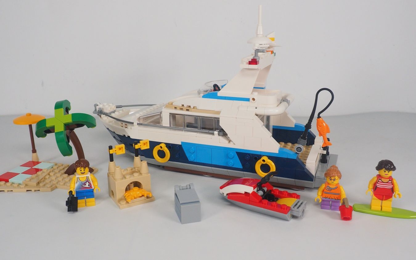 为什么这艘乐高游艇让我如此喜欢?乐高31083豪华游艇评测