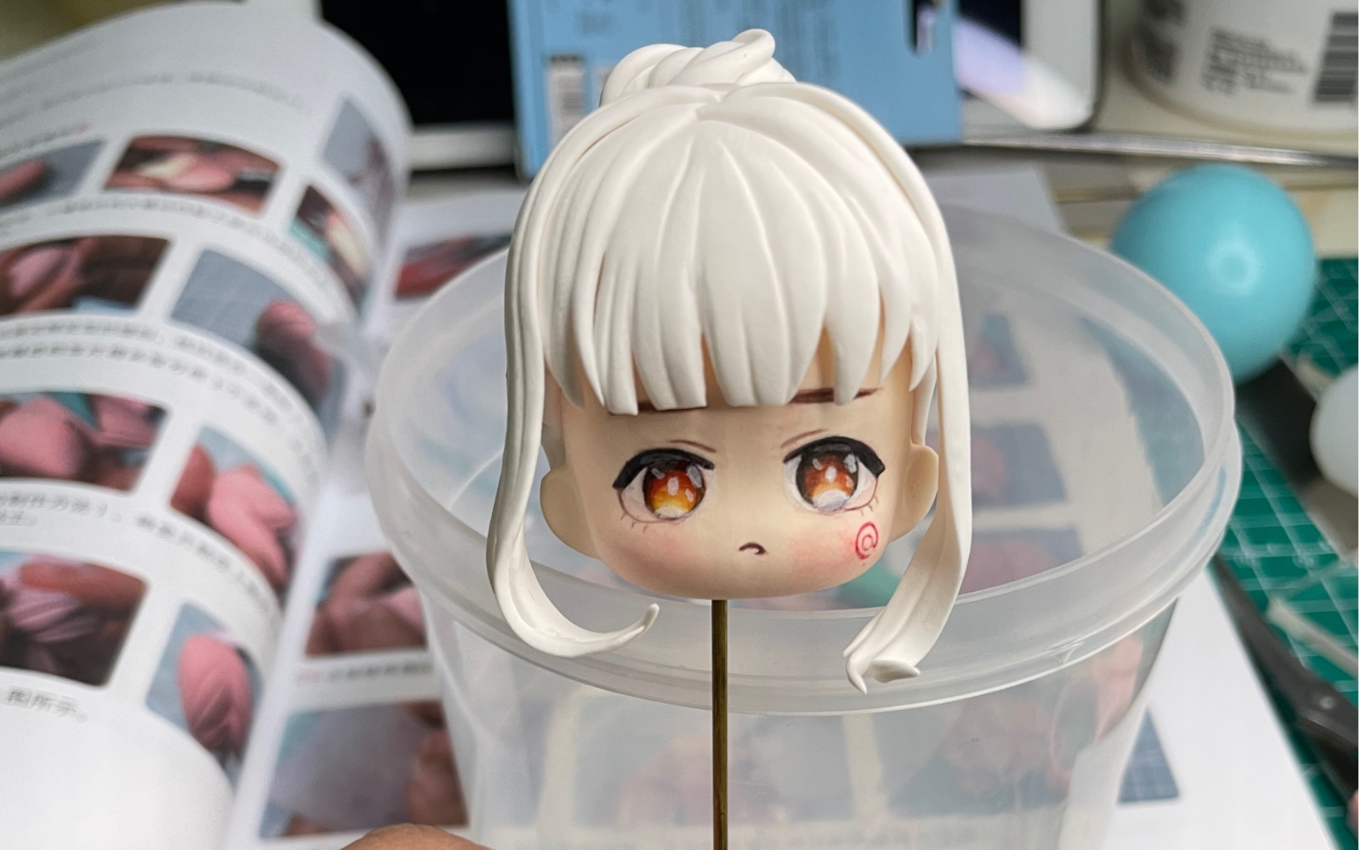 粘土手办人物发片的制作原速视频