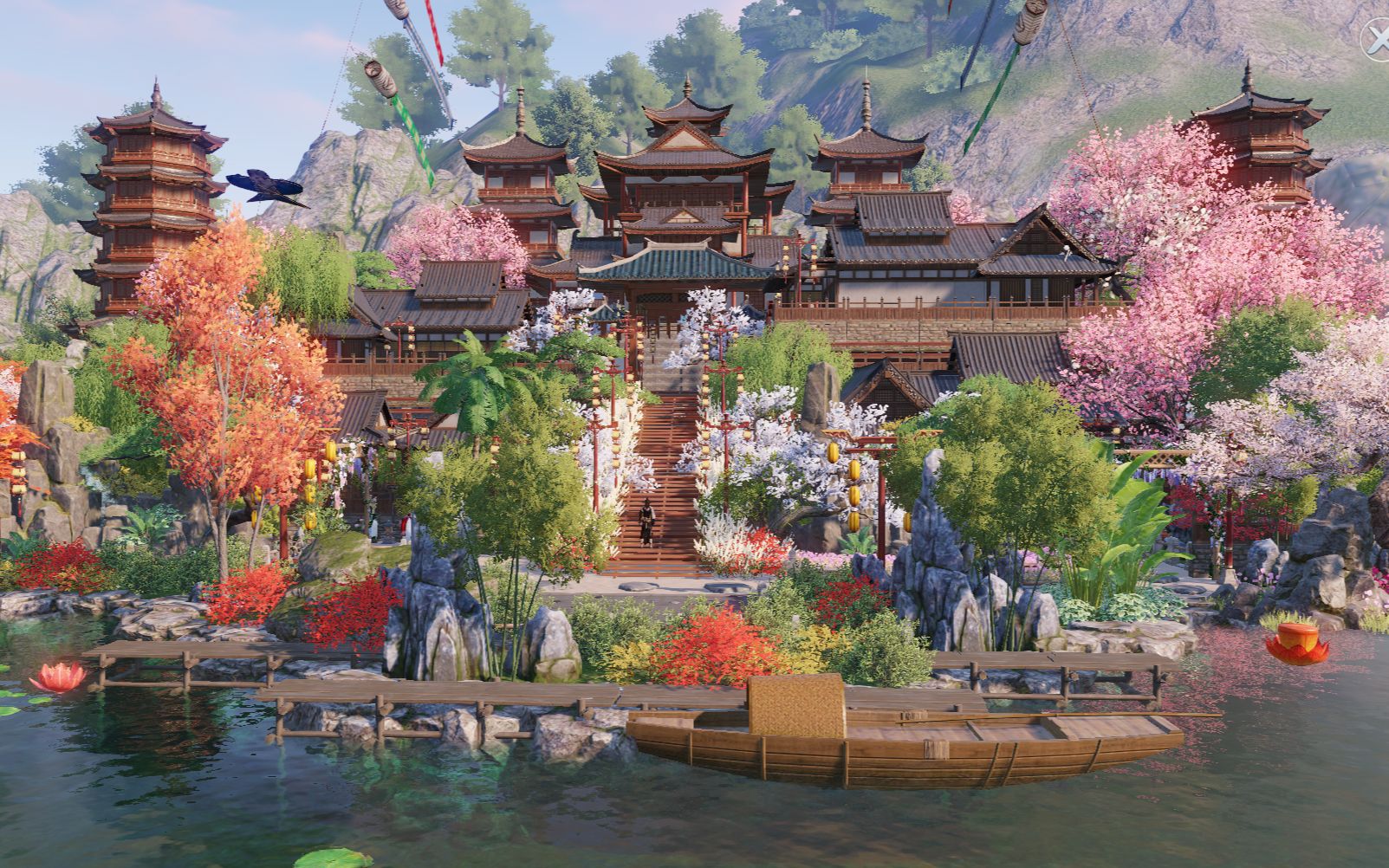 天刀手游家园【山水别墅】你值得拥有