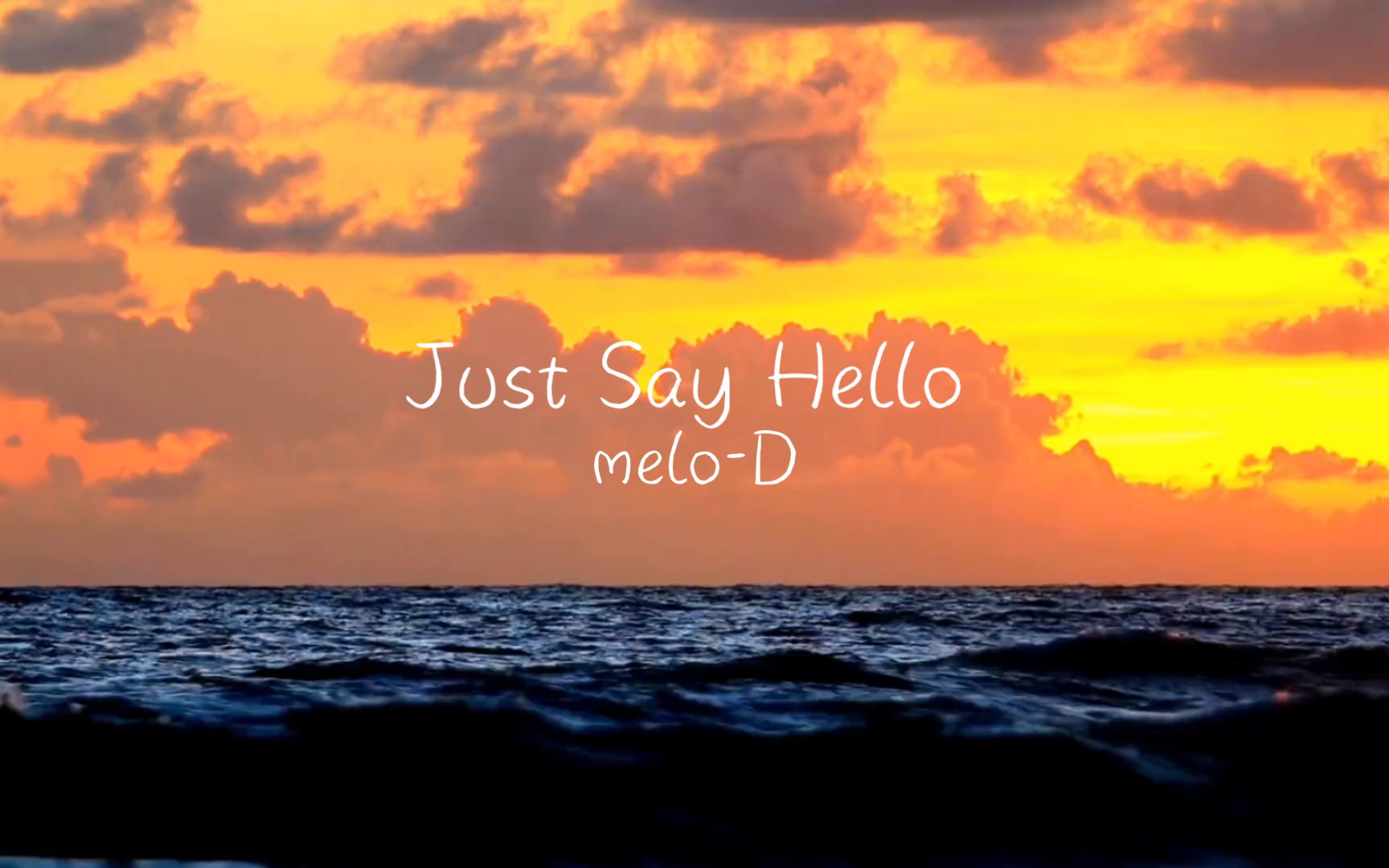 [图]“夏天的海边有冰淇淋口味的海风”《Just Say Hello》