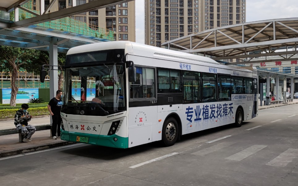 【滨海快线】珠海公交k3路 pov 拱北口岸总站至城轨唐家湾站 全程前方