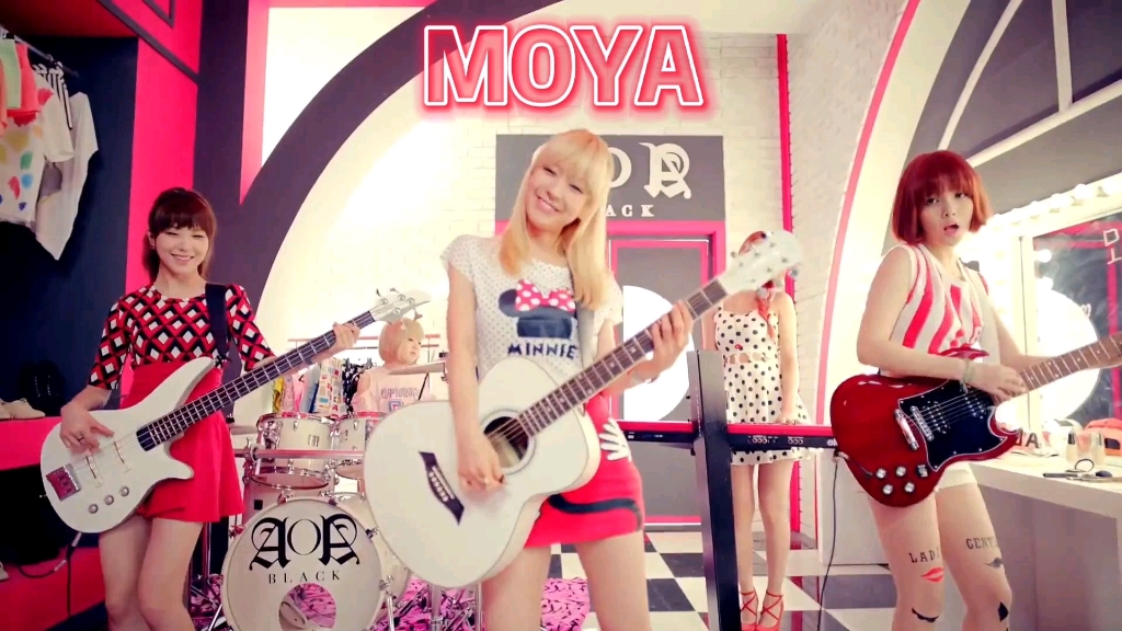 【AOA】MOYA 糖果色清新MV哔哩哔哩bilibili