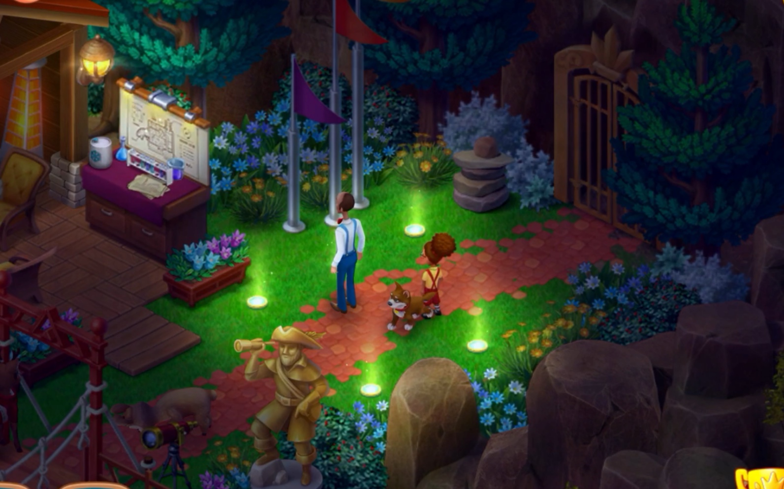 【梦幻花园】澈瓦多黎的神奇秘境day4_手机游戏热门视频