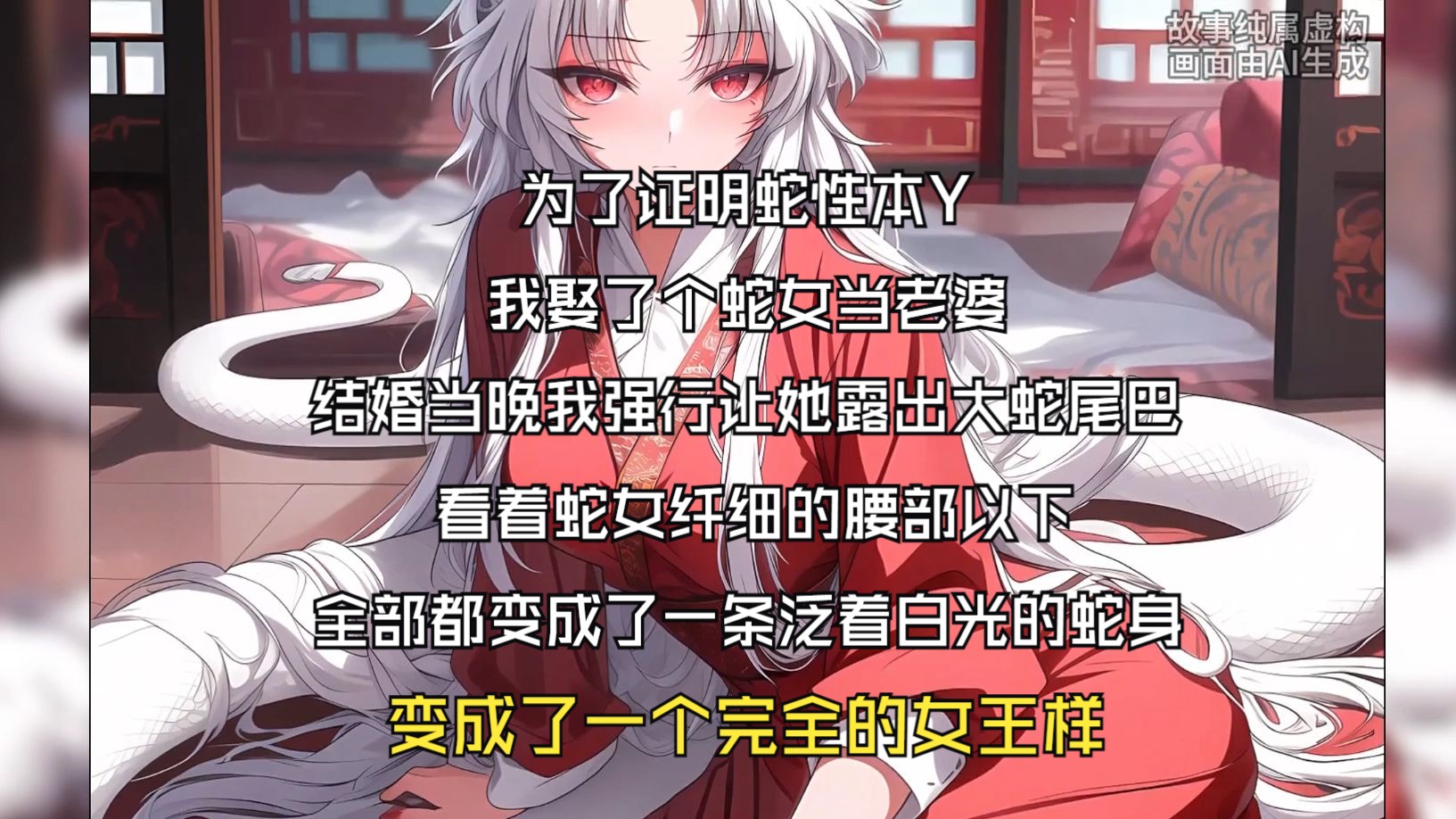 为了证明蛇性本淫,我娶了个蛇女当老婆,结婚当晚我强行让她露出大蛇