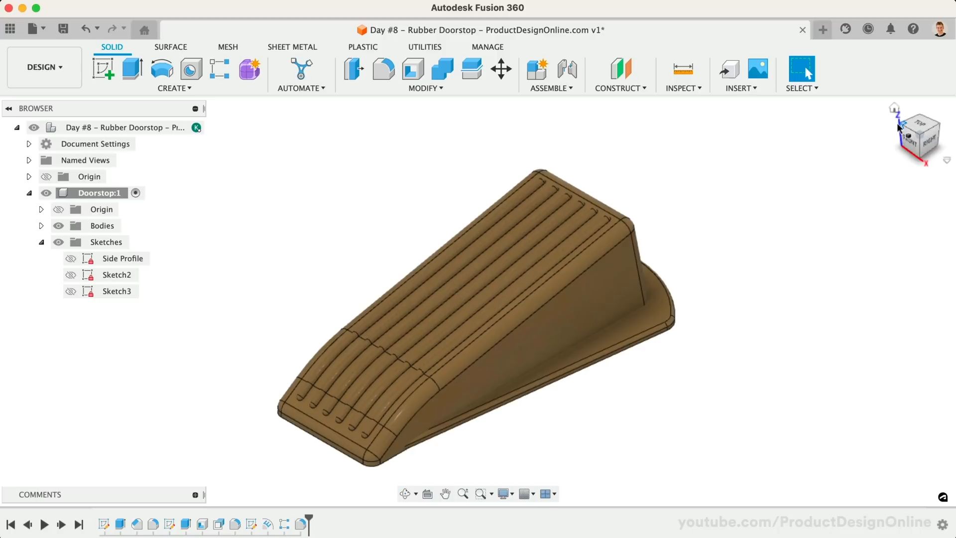 Day8图像也可以凸雕制作门档30天内学习Fusion 360适合初学者!哔哩哔哩bilibili