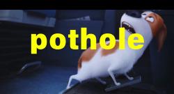 pothole | 看电影学单词