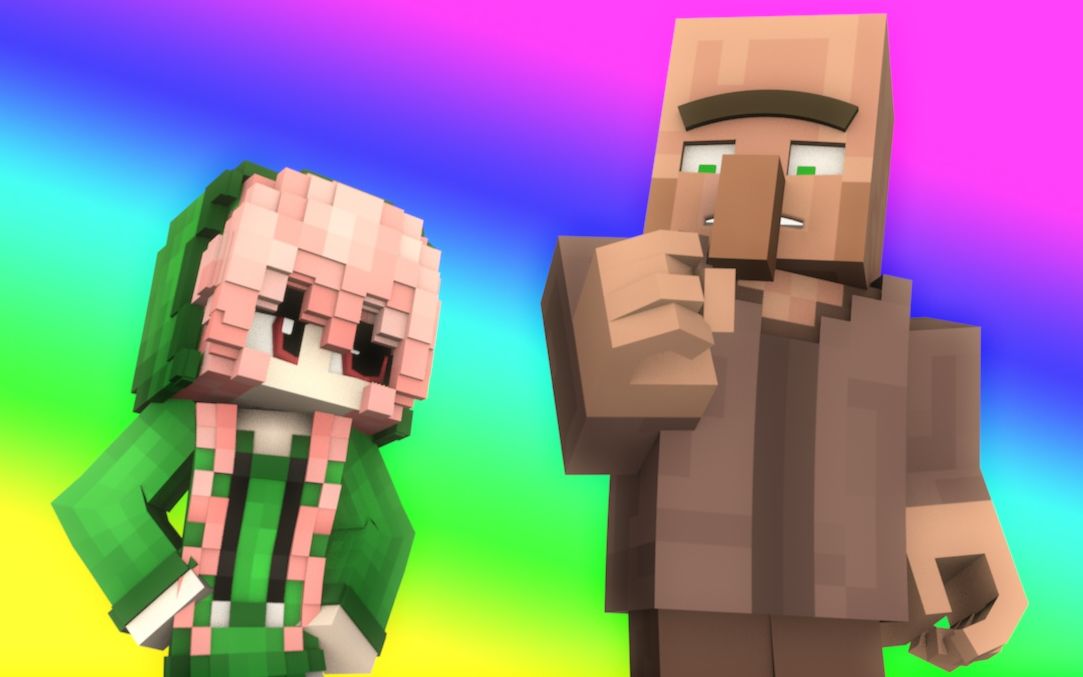 【我的世界动画】怪物娘萌次元 苦力怕的宅家日常