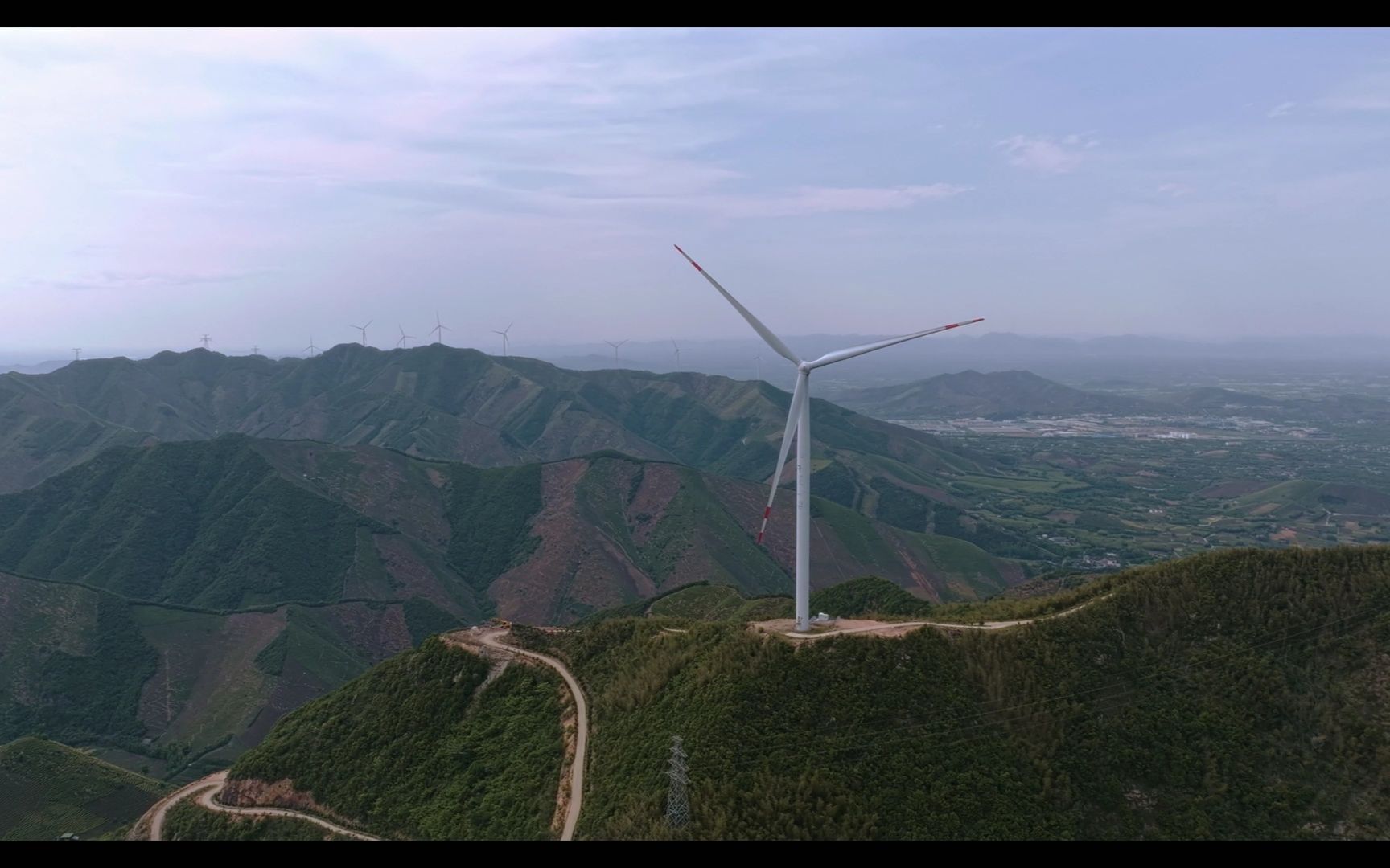 湖州大岗山的风车