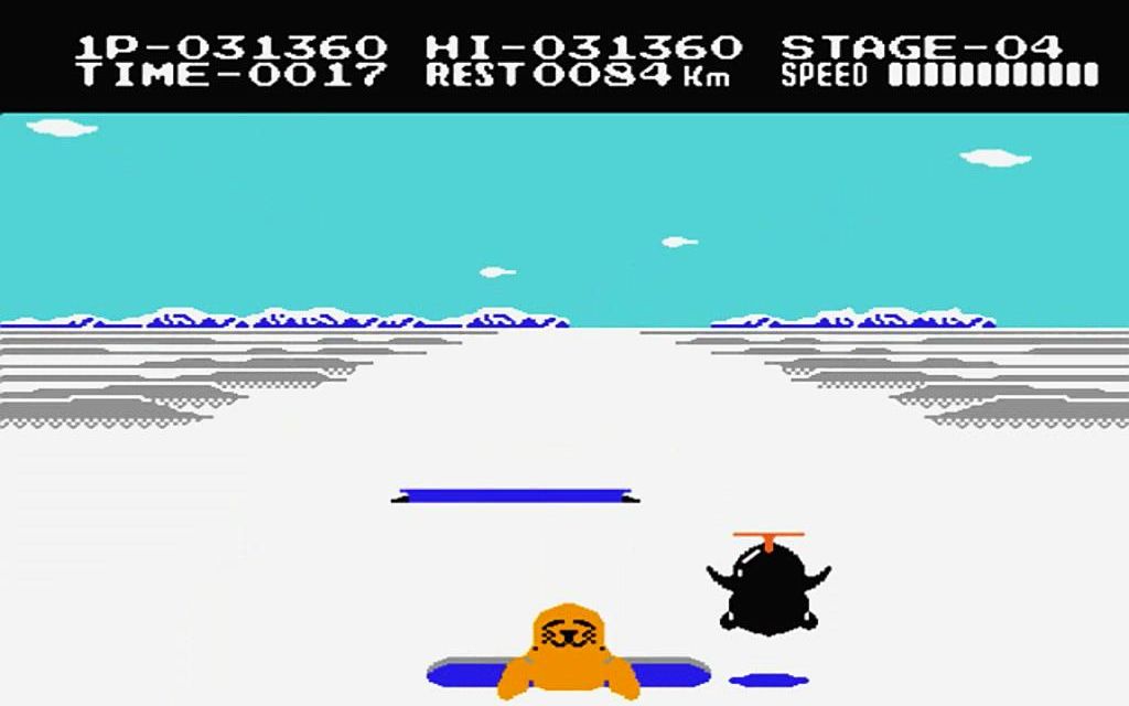 南极大冒险,难度3一命通关.我说这是最经典的fc游戏之一,没人反对吧?