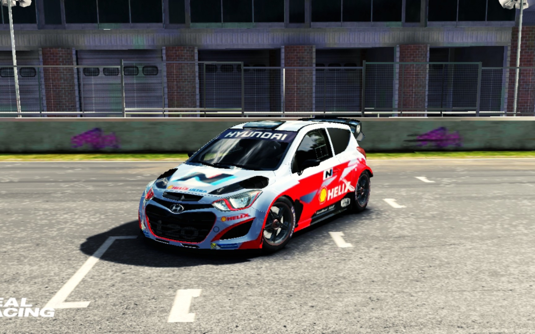 现代 i20 wrc 墨尔本赛道