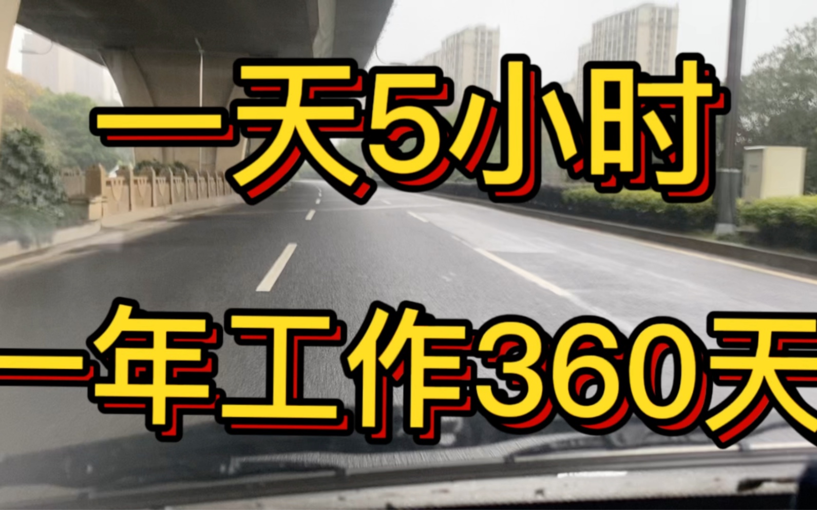 在杭州,每天5小时,一年上360天的工作.哔哩哔哩bilibili