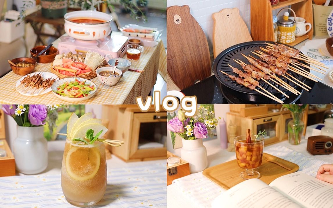 暖冬料理vlog | 滋补番茄锅 烤羊肉串 鸡头米甜汤 炒百合 | 3款暖暖的养生饮品 美食治愈一切~哔哩哔哩bilibili