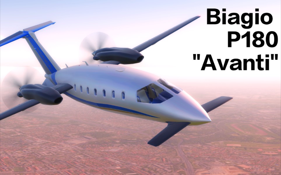 简单飞机_比亚乔p180 空中法拉第 宣传片