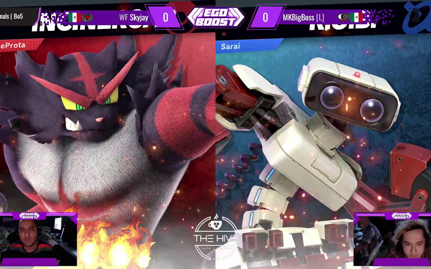 任天堂明星大乱斗 skyjay (炽焰咆哮虎) vs. mkbigboss (机器人)