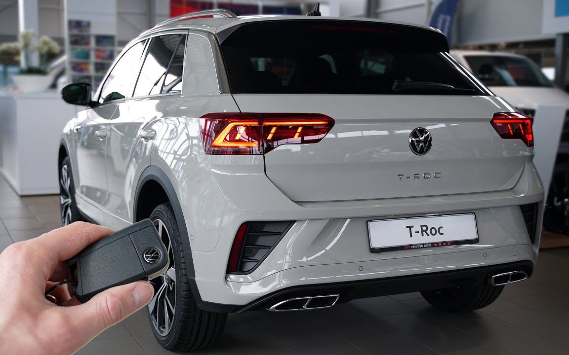 【外媒实拍】2022款 大众 探歌vw t-roc r line (150hp)|详细展示