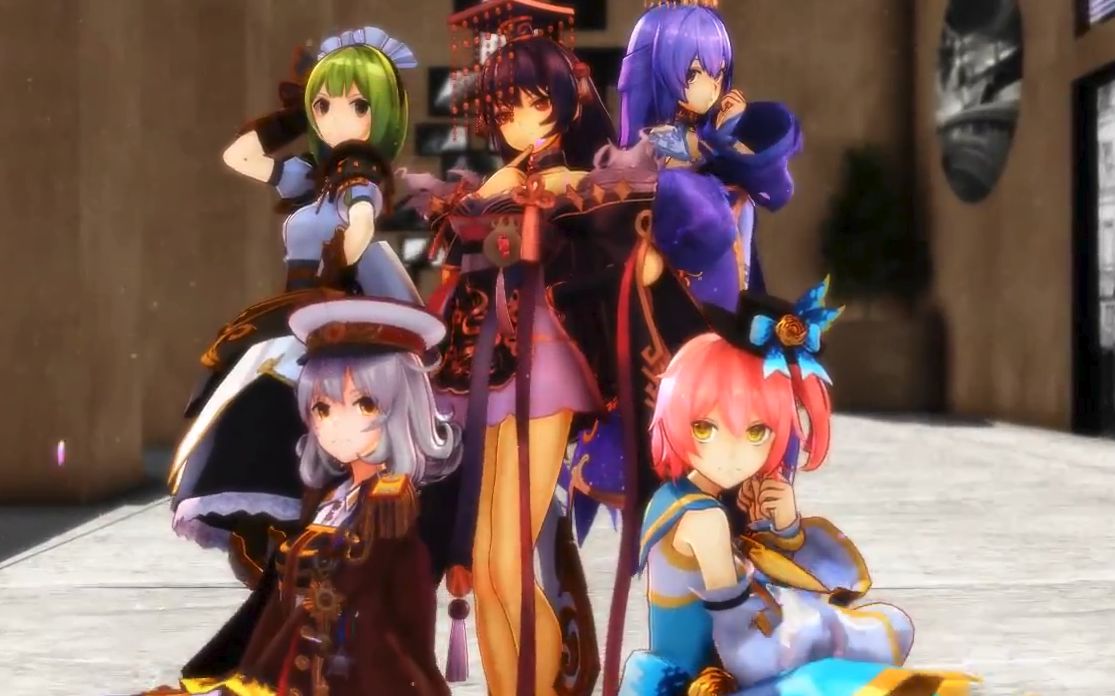 【mmd】萌王ex 五人 随心所欲mercy_哔哩哔哩 (゜-゜)つロ 干杯~-bili