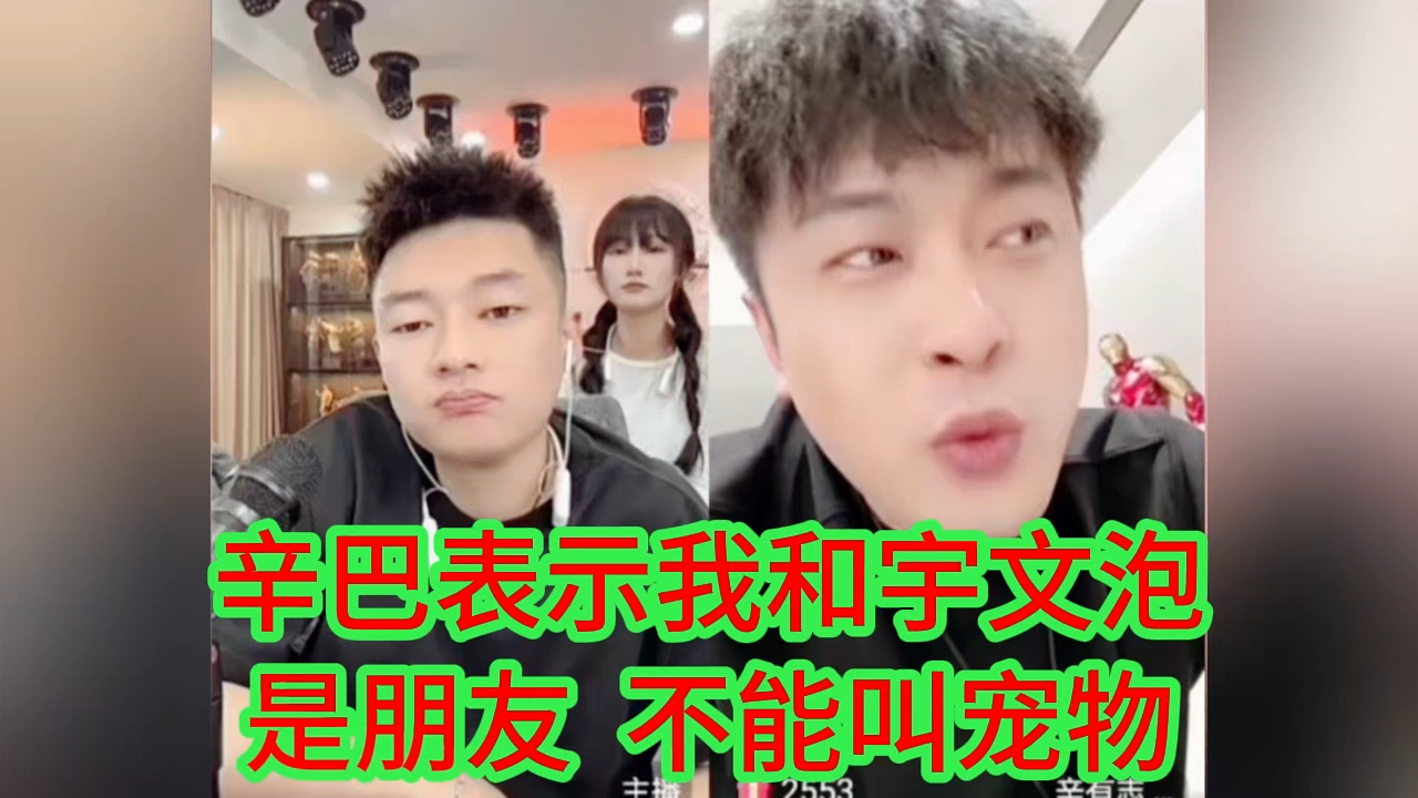 辛巴表示:我和宇文泡是朋友,不能叫宠物