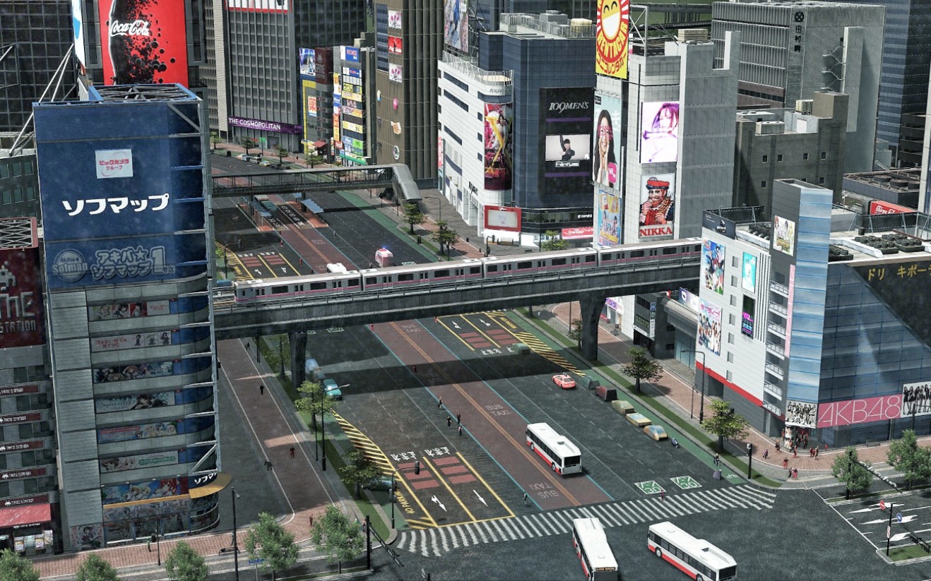 都市天际线citiesskylines雪の下日式城市预告