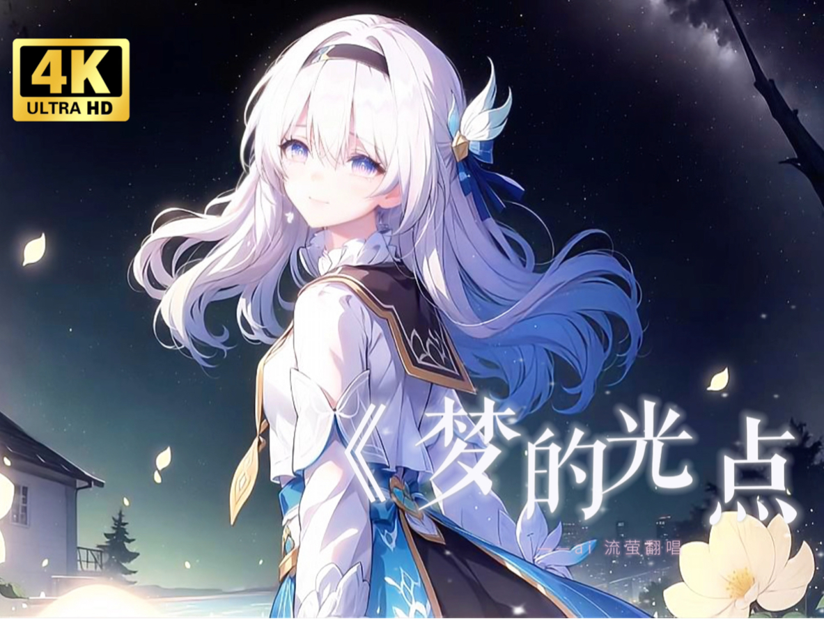 不管有多么远有你在我身边,我追着《梦的光点》【ai流萤翻唱/4k动态
