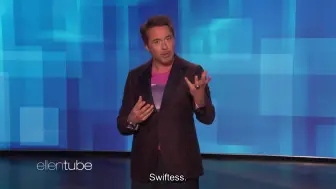 Download Video: TheEllenShow#Guest Host Robert Downey Jr.小罗伯特·唐尼 Shares Animal Knowledge