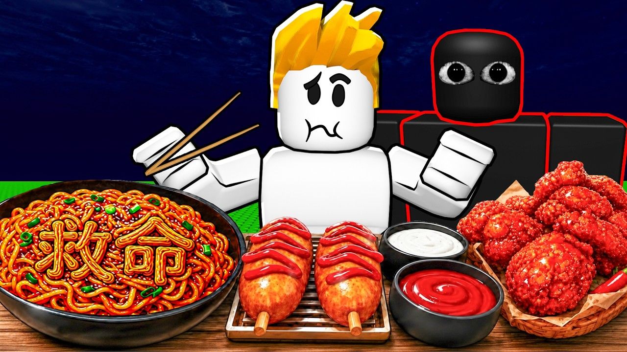 【Roblox】这款吃播游戏竟然藏着恐怖秘密...