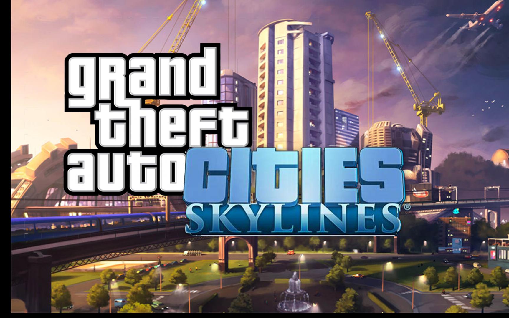 gta:lcs的bgm配上都市天际线