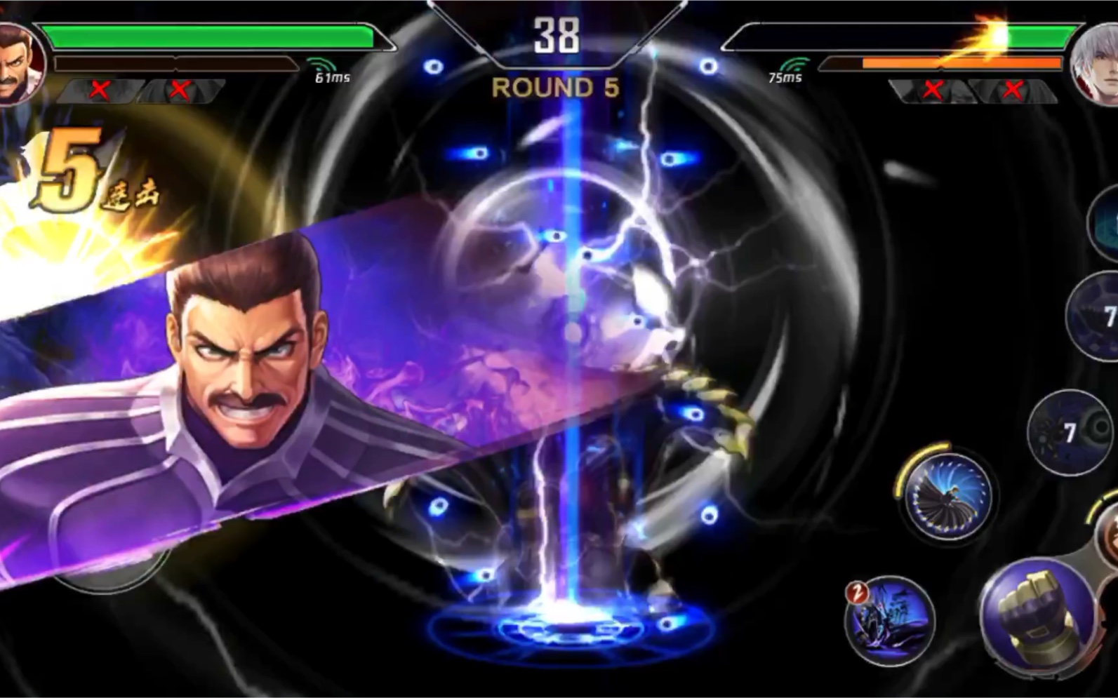 【拳皇命运·音巢篇】3星的伊格尼斯和零面对5星的大蛇还是有点慌啊.